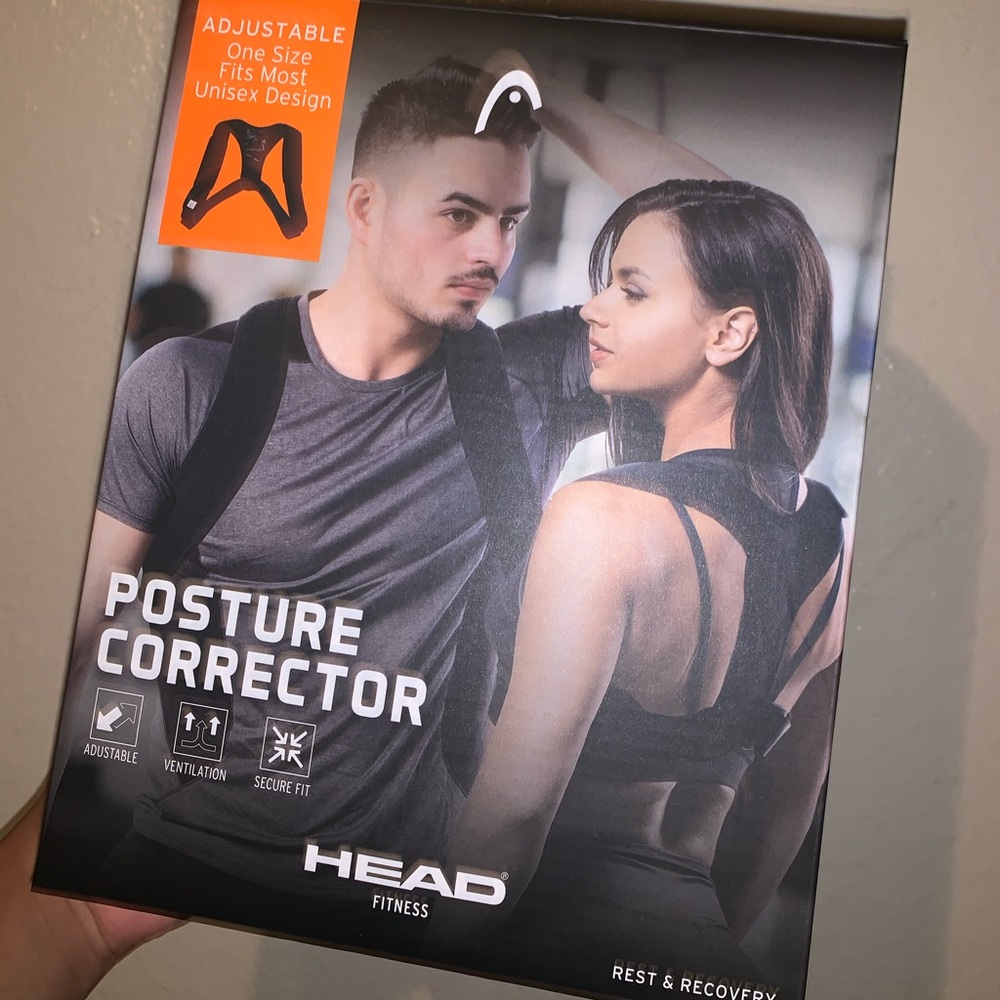 Listed as women but UNISEX black posture corrector
